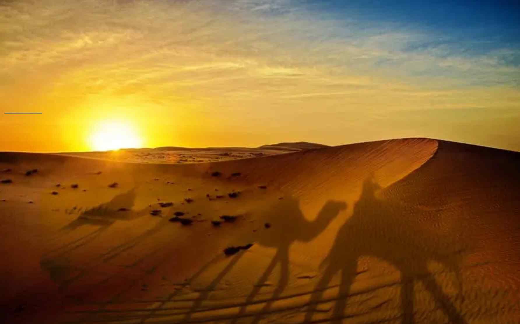 Witnessing the desert sunrise in Dubai is like watching the world wake up in a painting.