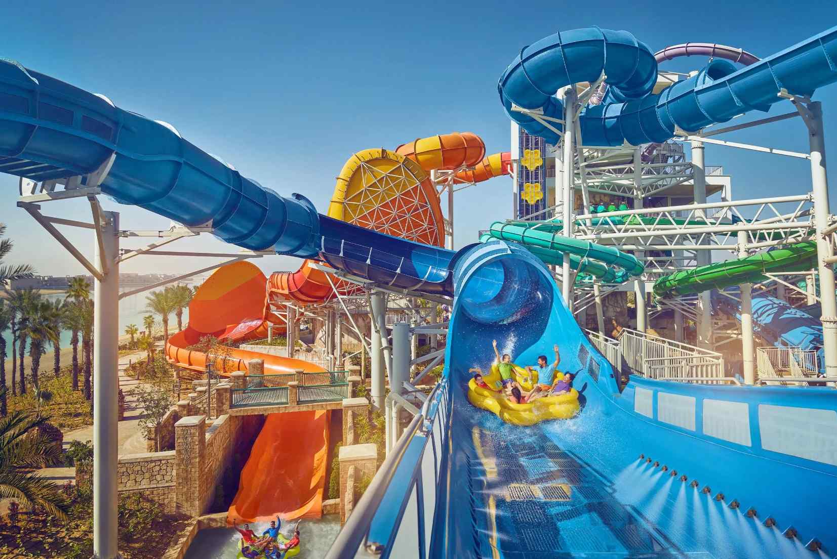 Immerse yourself in summer at Wild Wadi Water Park for an adrenaline-packed experience.