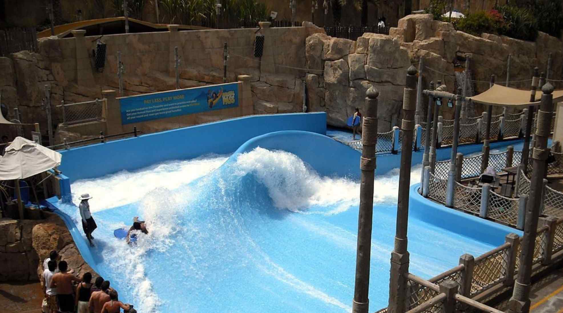 Surf the day away on Wild Wadi Water Park's two FlowRiders.