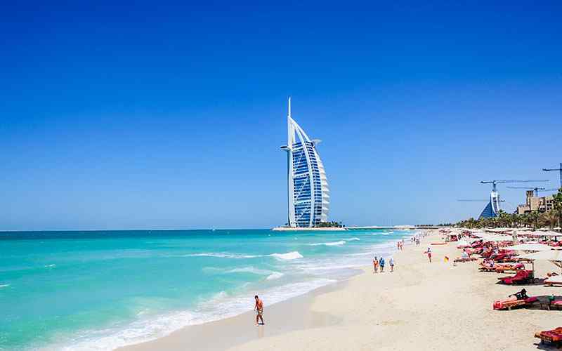 The destination, nestled between the Burj Al Arab Hotel and Palm Jumeirah Island, near Madinat Jumeirah, is also called Black Palace Beach.